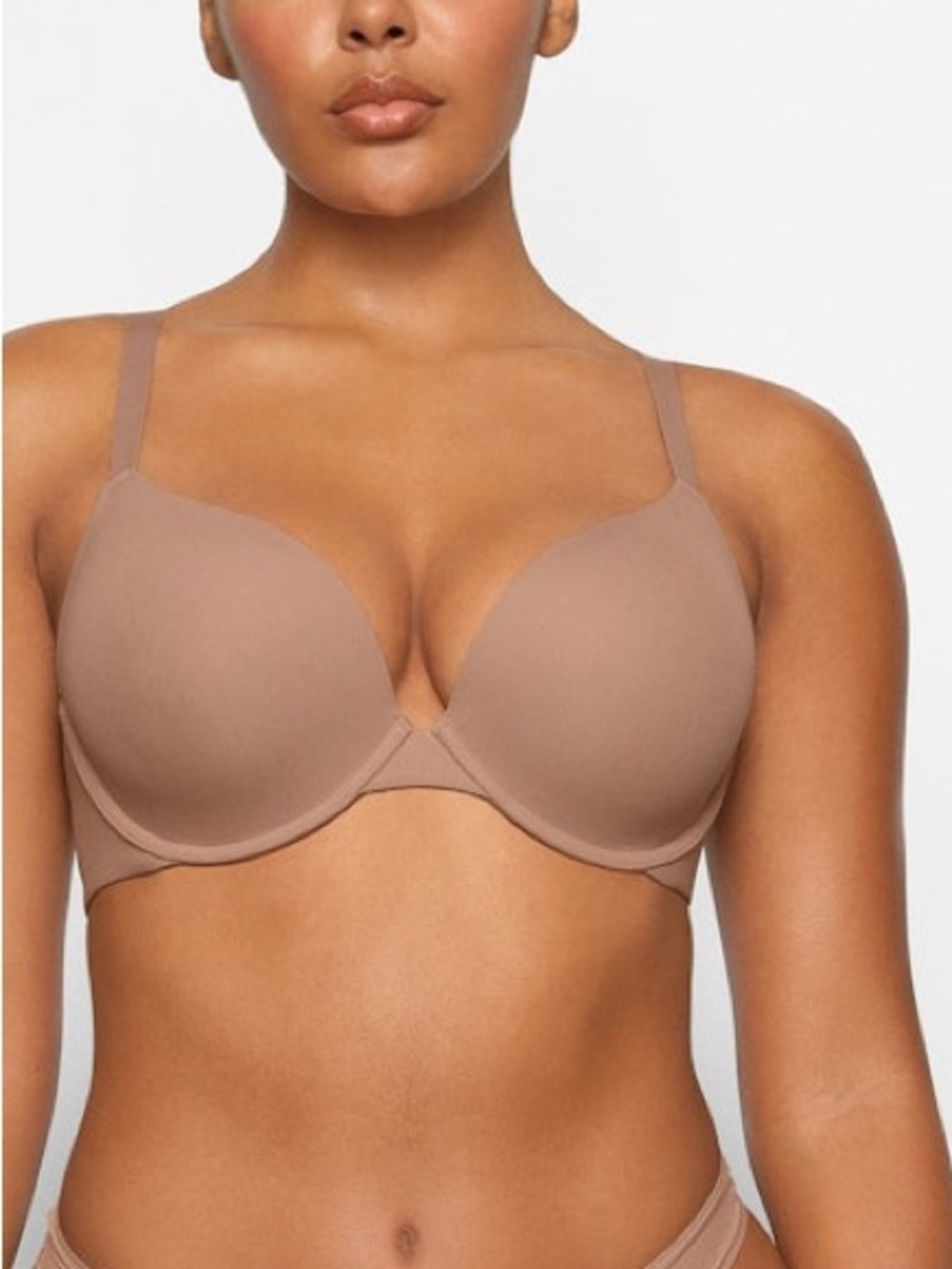 SKIMS Smooth Padded Bra - Chestnut Brown